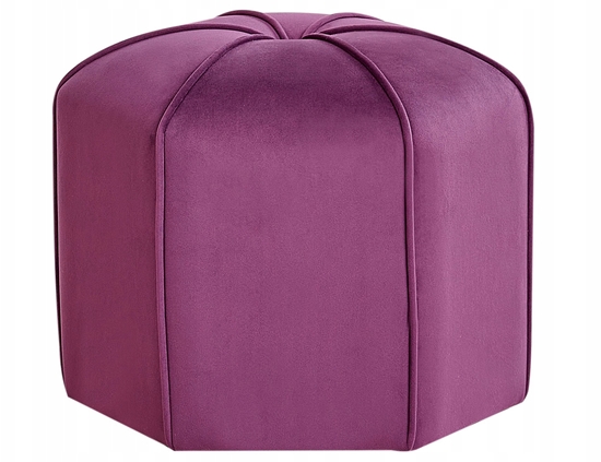 Picture of Beliani Puf welurowy  45 cm fioletowy WISHEK