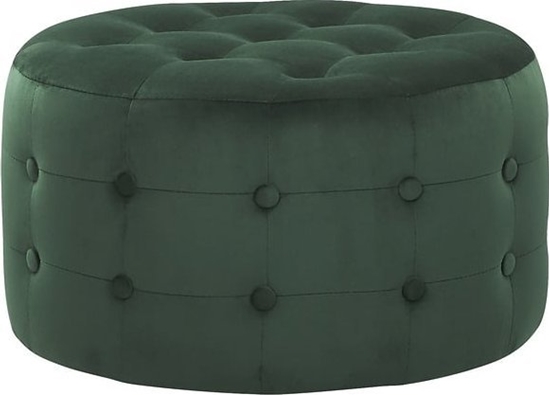 Picture of Beliani Puf welurowy  55 cm ciemnozielony TAMPA!