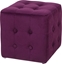 Picture of Beliani Puf welurowy 30 x 30 x 32 cm fioletowy WISCONSIN
