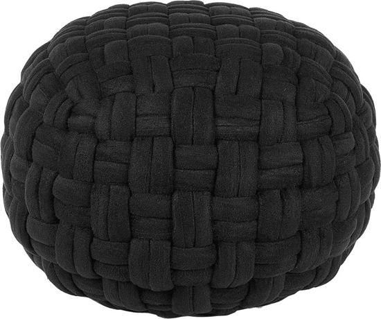 Picture of Beliani Puf welurowy 45 x 35 cm czarny HOPA