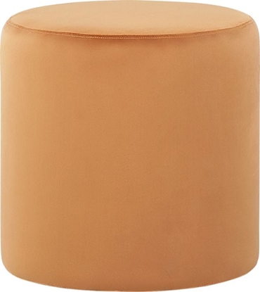 Picture of Beliani Puf welurowy 47 cm pomaraczowy LOVETT