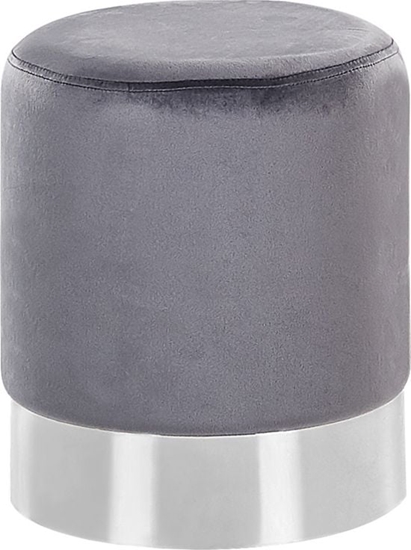 Picture of Beliani Puf welurowy szary BRIGITTE