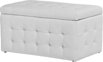 Picture of Beliani Puf ze schowkiem ekoskóra biay MICHIGAN