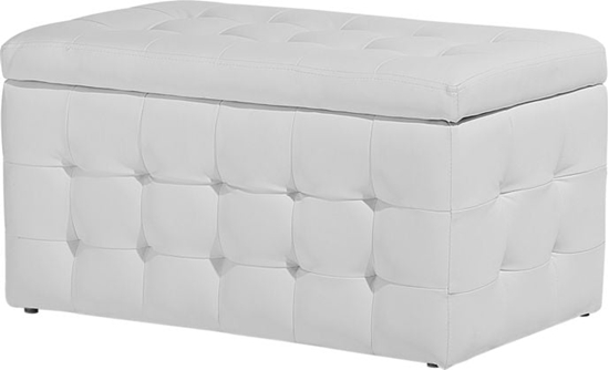 Picture of Beliani Puf ze schowkiem ekoskóra biay MICHIGAN