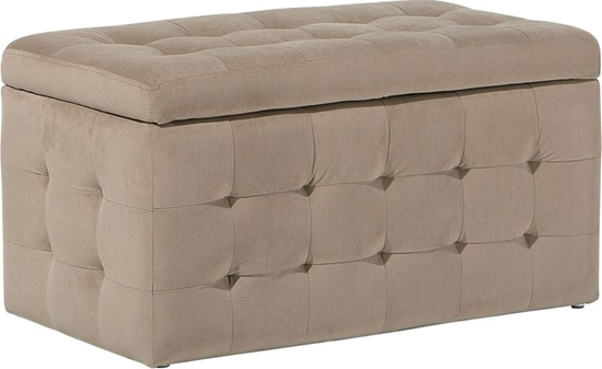 Picture of Beliani Puf ze schowkiem welurowy brzowy MICHIGAN