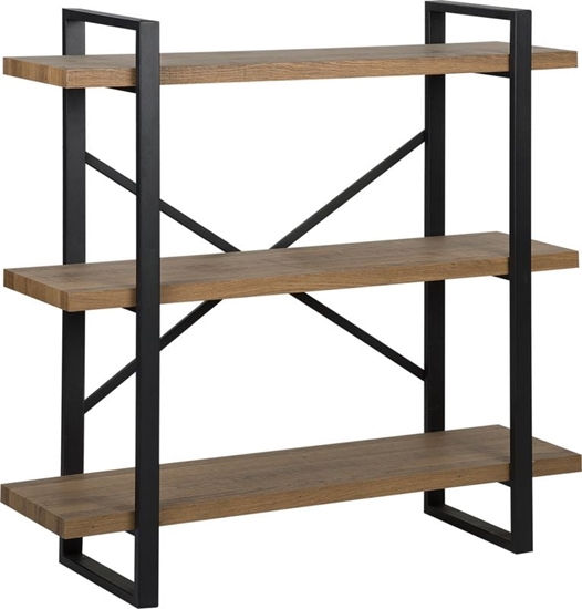 Picture of Beliani Rega 3 póki ciemne drewno TIMBER