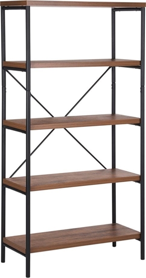 Изображение Beliani Rega 4 póki ciemne drewno BRISBANE