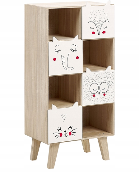 Picture of Beliani Rega 4 póki jasne drewno RUPERT