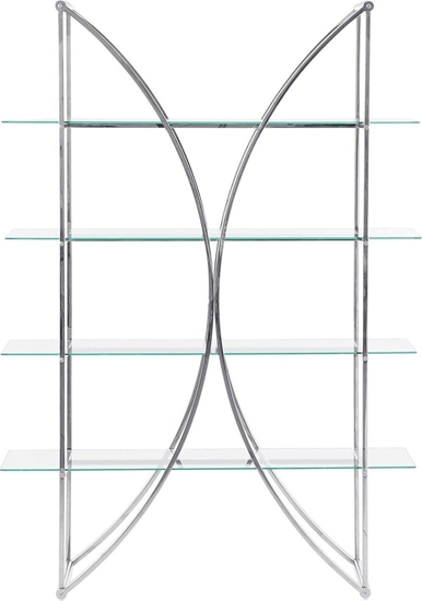 Picture of Beliani Rega metalowy 4 póki srebrny HOLLOW