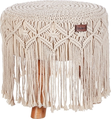 Picture of Beliani Stoek baweniany makrama beowy NAWABAD