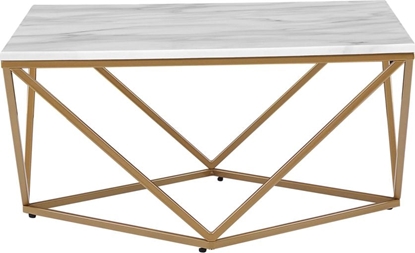 Attēls no Beliani Stolik kawowy biao-zoty efekt marmuru MALIBU