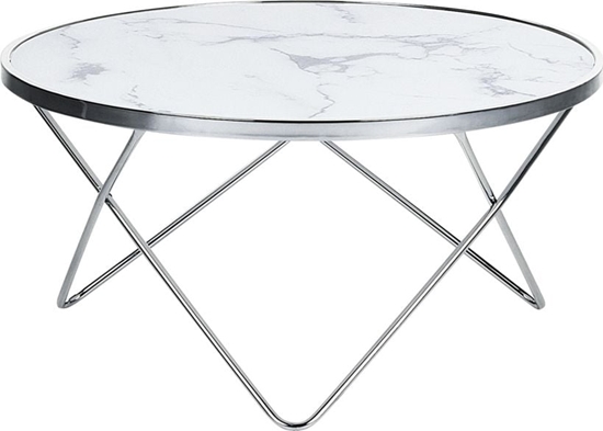 Picture of Beliani Stolik kawowy efekt marmuru biao-srebrny MERIDIAN II