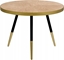 Attēls no Beliani Stolik kawowy jasne drewno ze zotym RAMONA