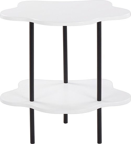 Picture of Beliani Stolik pomocniczy biao-czarny CLOUD