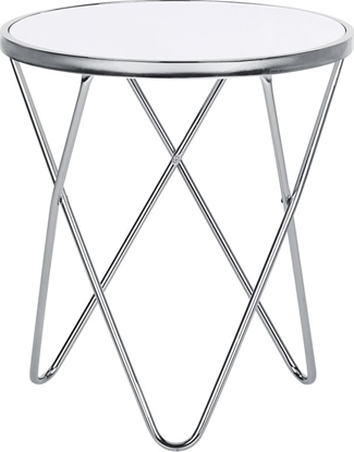 Attēls no Beliani Stolik pomocniczy biao-srebrny MERIDIAN II