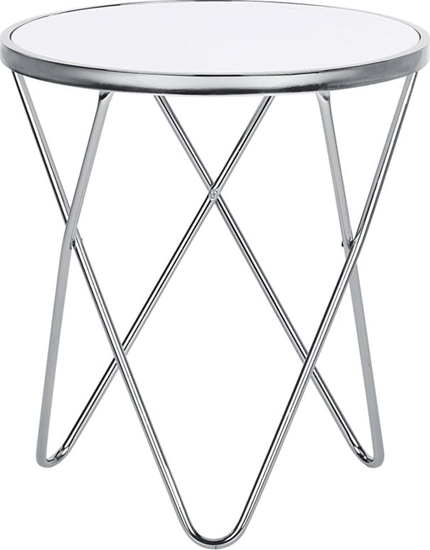 Picture of Beliani Stolik pomocniczy biao-srebrny MERIDIAN II