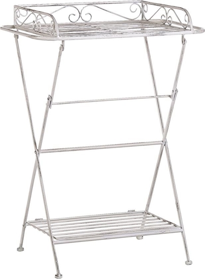 Picture of Beliani Stolik pomocniczy metalowy biay ANCUD