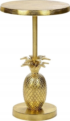 Attēls no Beliani Stolik pomocniczy metalowy zoty PANNOUVRE