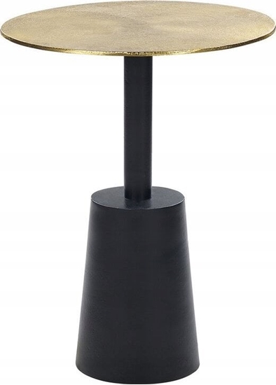 Изображение Beliani Stolik pomocniczy metalowy zoto-czarny TANAMI