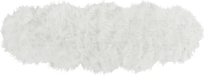 Attēls no Beliani Sztuczna skóra owcza biaa MAMUNGARI