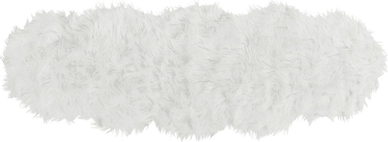Изображение Beliani Sztuczna skóra owcza biaa MAMUNGARI