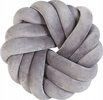 Attēls no Beliani Welurowa poduszka dekoracyjna supe z brokatem 30 x 30 cm szara AKOLA!