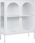Изображение Beliani Witryna dwudrzwiowa metalowa biaa SARRE