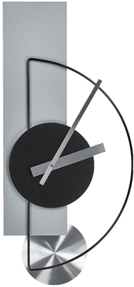 Attēls no Beliani Zegar cienny CEVINS 31 cm Metal Jasnoszary