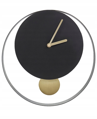 Attēls no Beliani Zegar cienny MAGLAND 30 cm Metal Czarny