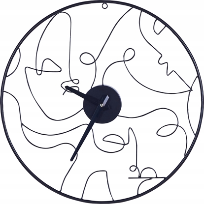 Attēls no Beliani Zegar cienny ø 50 cm czarny MENTON