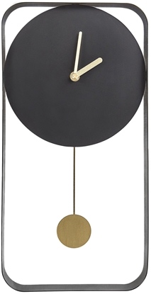 Attēls no Beliani Zegar cienny SERVOZ 21 cm Metal Czarny