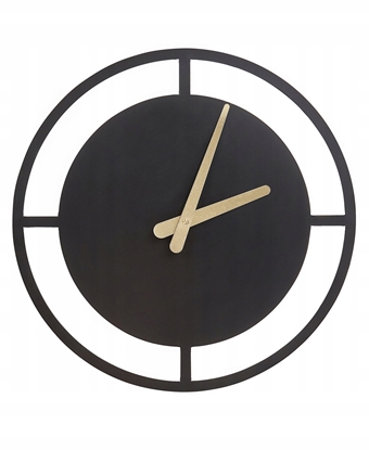 Attēls no Beliani Zegar cienny TRIENT 40 cm Metal Czarny