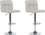 Attēls no Beliani Zestaw 2 hokerów barowych regulowanych beowy MARION