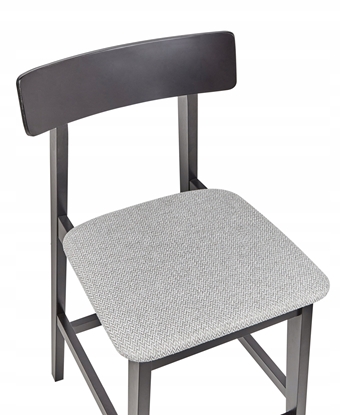 Picture of Beliani Zestaw 2 krzese barowych ISANTI Drewno Szary