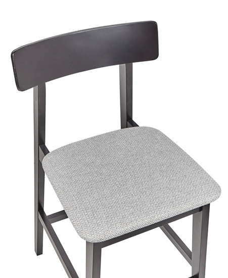 Picture of Beliani Zestaw 2 krzese barowych ISANTI Drewno Szary