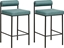 Picture of Beliani Zestaw 2 krzese barowych lazurowy AMAYA