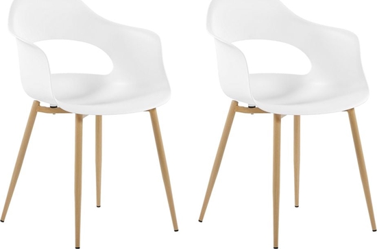 Picture of Beliani Zestaw 2 krzese biay UTICA