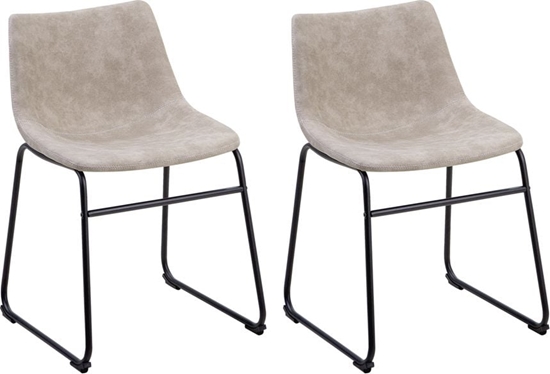 Picture of Beliani Zestaw 2 krzese do jadalni beowy BATAVIA