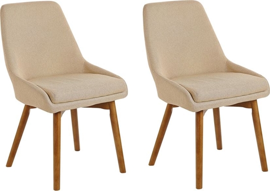 Picture of Beliani Zestaw 2 krzese do jadalni beowy MELFORT