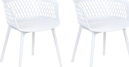 Picture of Beliani Zestaw 2 krzese do jadalni biay ALMIRA