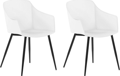 Picture of Beliani Zestaw 2 krzese do jadalni biay FONDA