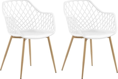 Picture of Beliani Zestaw 2 krzese do jadalni biay NASHUA!