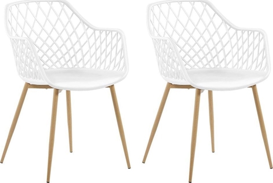 Picture of Beliani Zestaw 2 krzese do jadalni biay NASHUA!