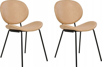 Attēls no Beliani Zestaw 2 krzese do jadalni beowy LUANA