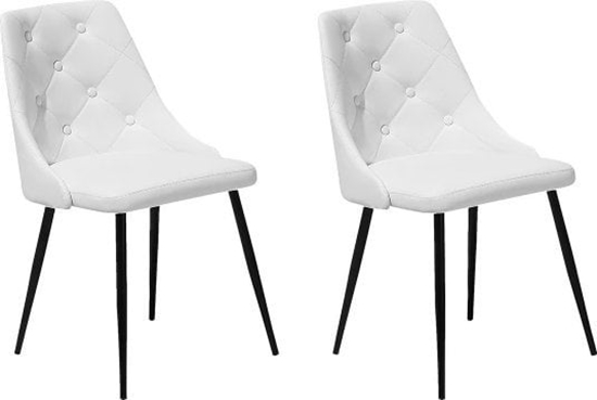 Picture of Beliani Zestaw 2 krzese do jadalni ekoskóra biay VALERIE!