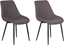 Изображение Beliani Zestaw 2 krzese do jadalni ciemnobrzowy MARIBEL