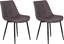 Picture of Beliani Zestaw 2 krzese do jadalni ciemnobrzowy MELROSE