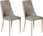 Изображение Beliani Zestaw 2 krzese do jadalni ekoskóra jasnoszary CLAYTON!
