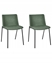 Attēls no Beliani Zestaw 2 krzese do jadalni ESBON Ciemnozielony