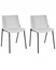 Изображение Beliani Zestaw 2 krzese do jadalni ESBON Jasnoszary